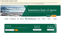 Desktop Screenshot of andelskassen.dk